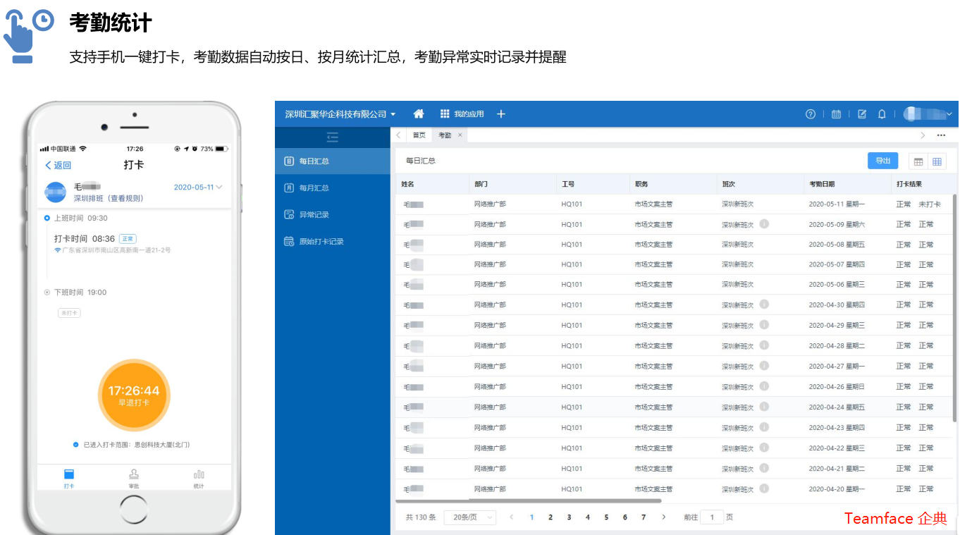 2020年使用率高的考勤管理系統(tǒng)有哪些?