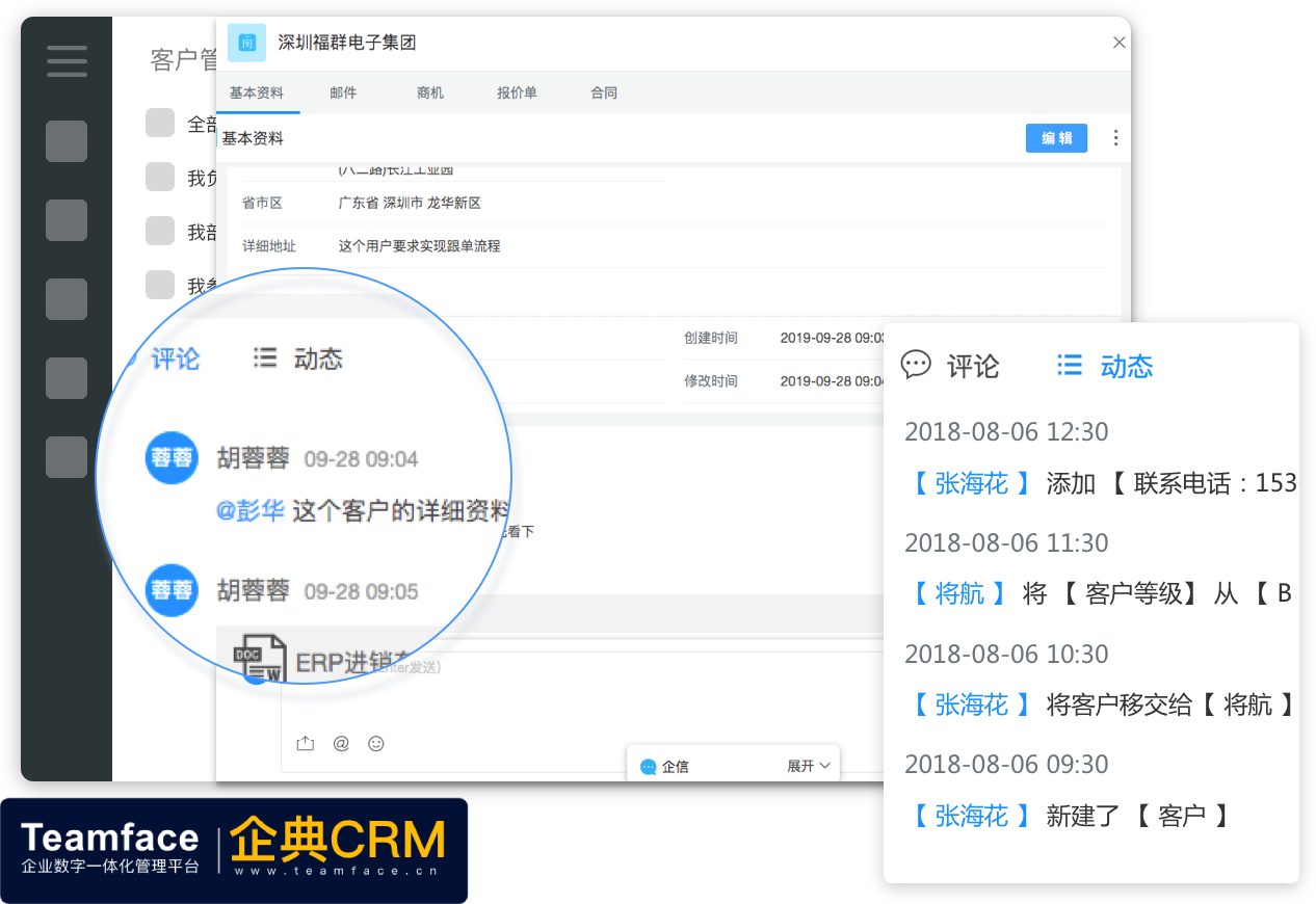 通過自定義的 CRM系統，可讓企業加強營銷和銷售工作